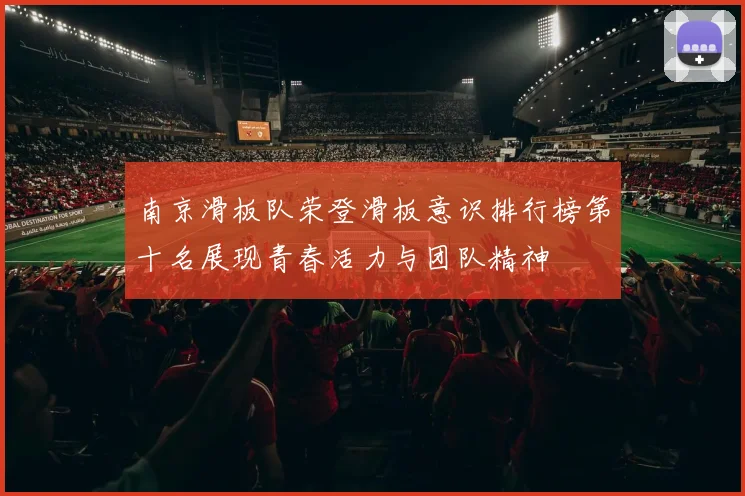 南京滑板队荣登滑板意识排行榜第十名展现青春活力与团队精神